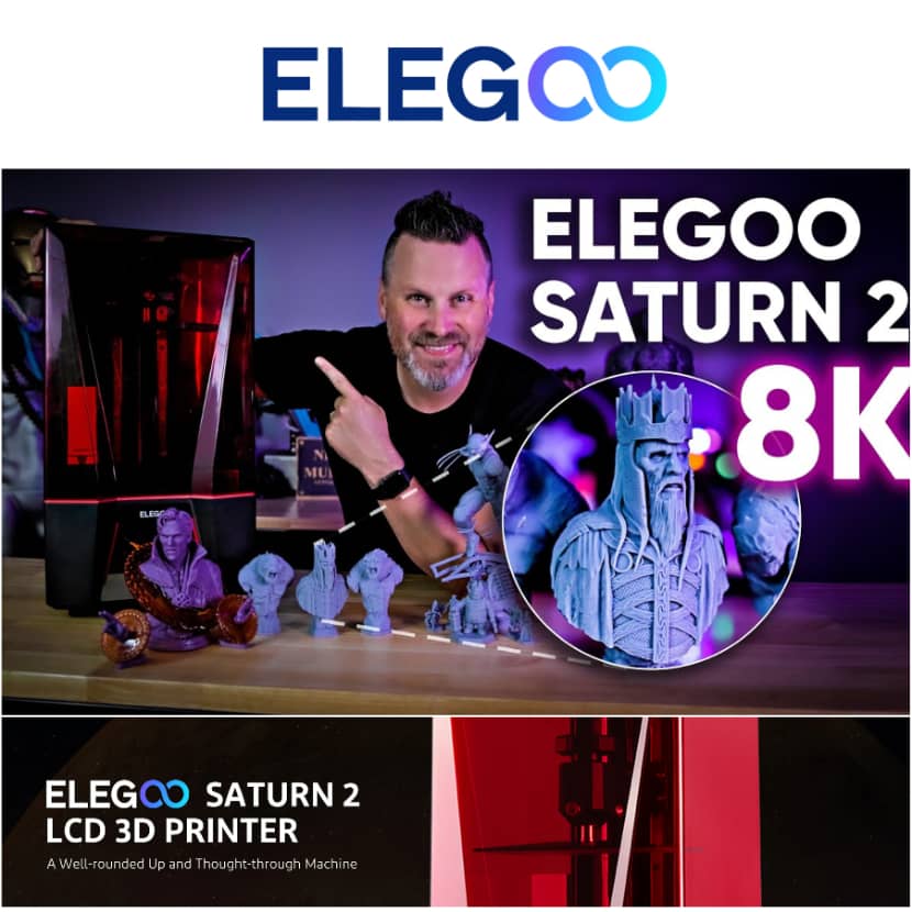 Elegoo Saturn 2 - 8K resin 3d printer